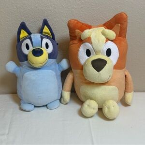 Bluey and Bingo Soft Plush Stuffed Toys Cuddle Squishmallows EUC Set of 2‎